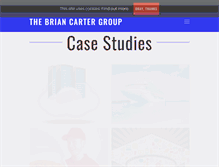 Tablet Screenshot of briancartergroup.com